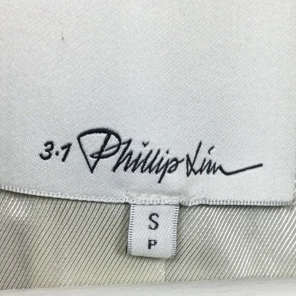 3.1 Phillip Lim Fringed Wool Long Camel Vest Small - Picture 9 of 14